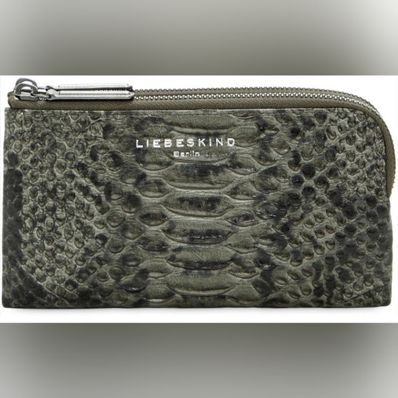 Liebeskind Berlin Green Snakeskin Wallet - Picture 1 of 7